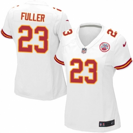 Women's Nike Kansas City Chiefs #23 Kendall Fuller Game White NFL Jersey - Ujersey
