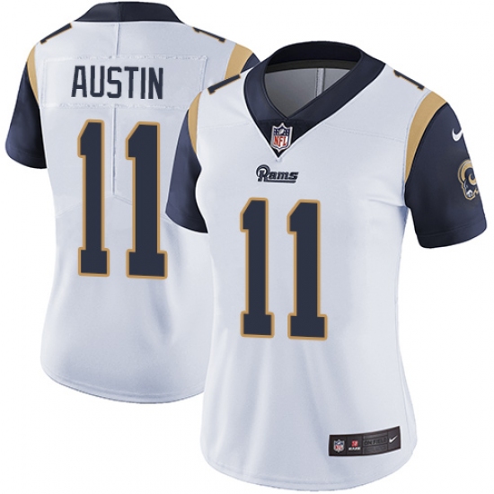 Women's Nike Los Angeles Rams #11 Tavon Austin White Vapor Untouchable Limited Player NFL Jersey - Ujersey