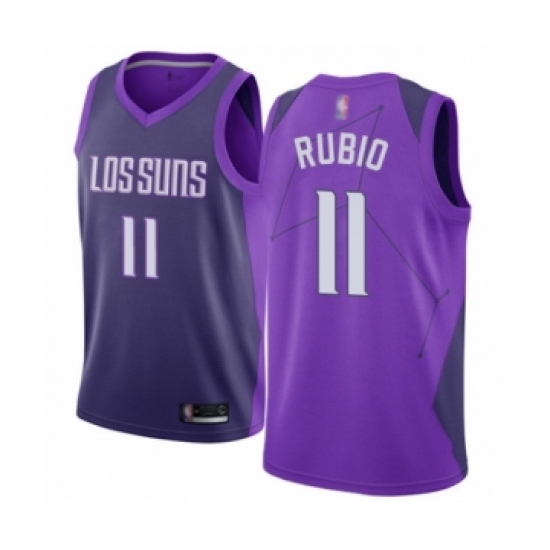 Women's Phoenix Suns #11 Ricky Rubio Swingman Purple Basketball Jersey - City Edition - Ujersey