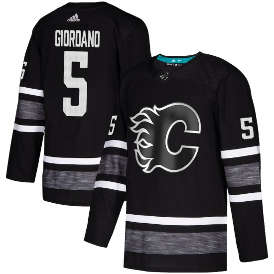 Men's Adidas Calgary Flames #5 Mark Giordano Black 2019 All-Star Game Parley Authentic Stitched NHL Jersey - Ujersey