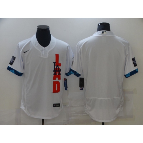 Men's Los Angeles Dodgers Blank Nike White 2021 All-Star Game Replica Jersey - Ujersey