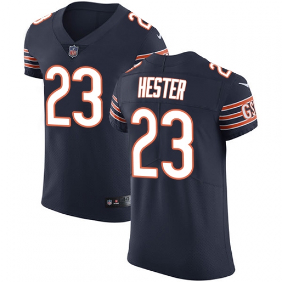 Men's Nike Chicago Bears #23 Devin Hester Navy Blue Team Color Vapor Untouchable Elite Player NFL Jersey - Ujersey