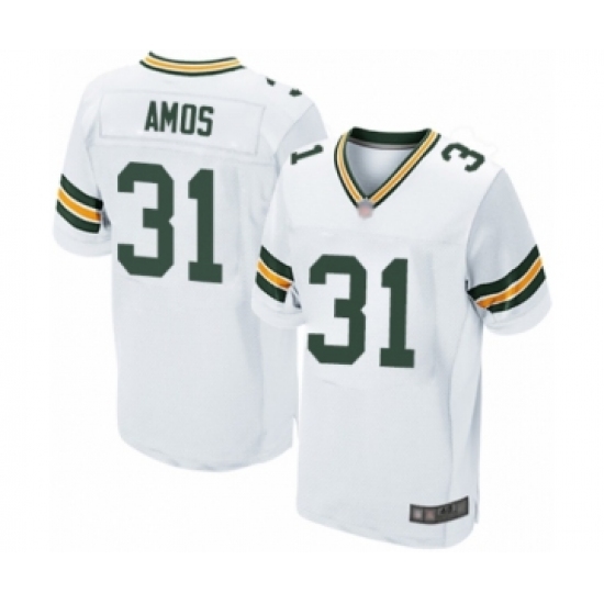 Men's Green Bay Packers #31 Adrian Amos Elite White Football Jersey - Ujersey
