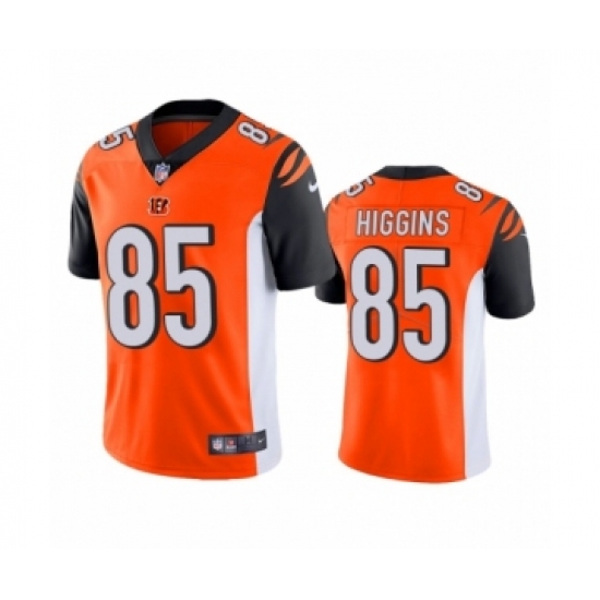 Cincinnati Bengals #85 Tee Higgins Orange 2020 NFL Draft Vapor Limited Jersey - Ujersey