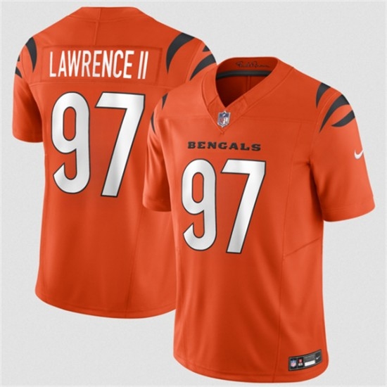Men's Cincinnati Bengals #97 Dexter Lawrence II Orange 2026 F.U.S.E. Vapor Untouchable Limited Football Stitched Jersey - Ujersey
