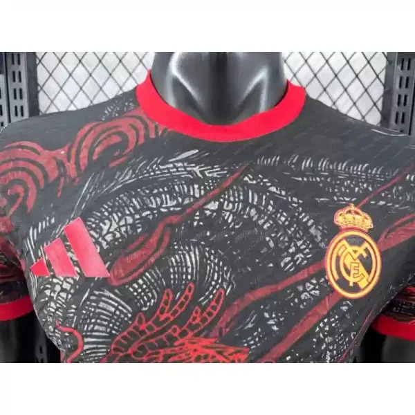 Real Madrid Soccer Jersey Red Dragon Special Edition Shirt 2025/26