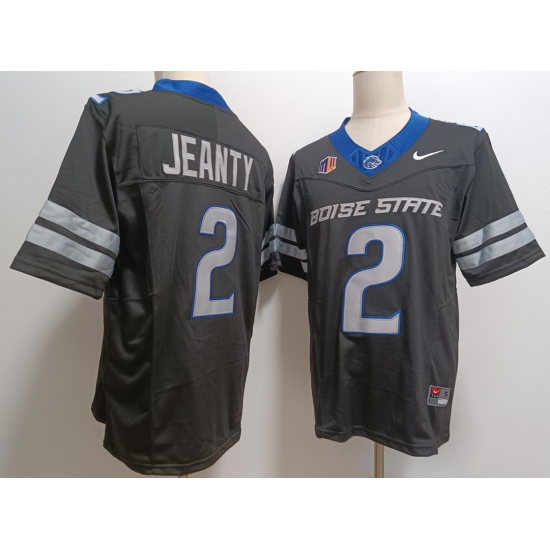 Men's Boise State Broncos #2 Ashton Jeanty Black 2024 F.U.S.E. Vapor Limited Stitched Football Jersey - Ujersey