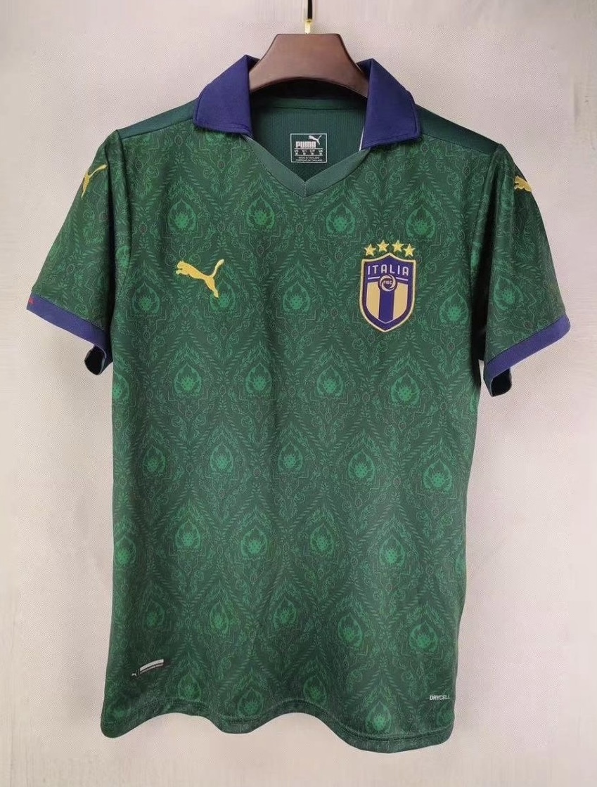 Italy Retro Soccer Jersey Third Away Custom Shirt Euro Cup 2020 - ujerseystore