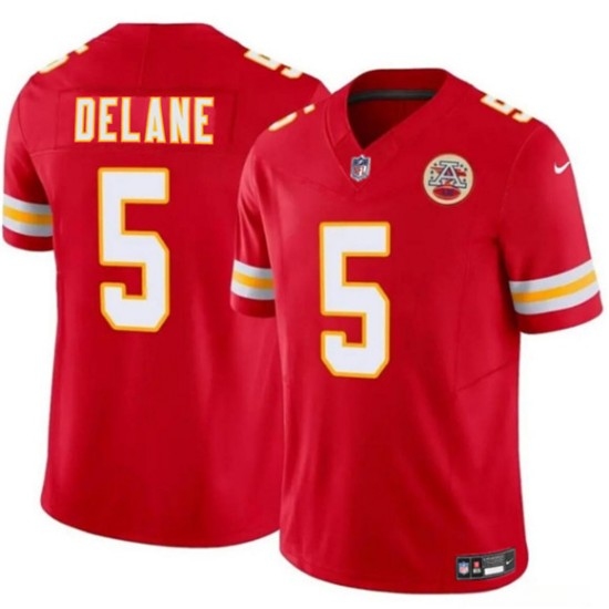 Men’s Kansas City Chiefs #29 Xavier Nwankpa Red 2026 Draft F.U.S.E. Vapor Untouchable Limited Football Stitched Jersey - Ujersey