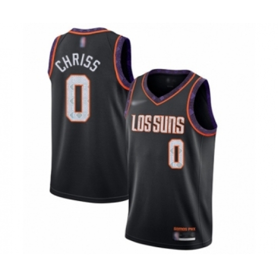 Women's Phoenix Suns #0 Marquese Chriss Swingman Black Basketball Jersey - 2019 20 City Edition - Ujersey