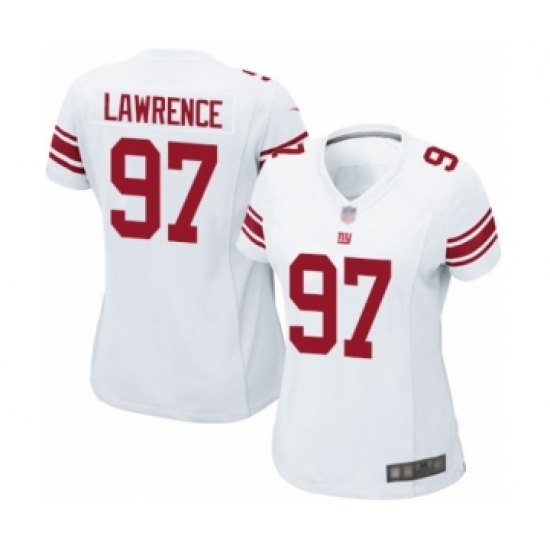 Women's New York Giants #97 Dexter Lawrence Game White Football Jersey - Ujersey