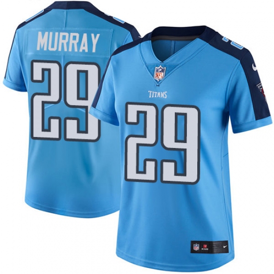 Women's Nike Tennessee Titans #29 DeMarco Murray Elite Light Blue Team Color NFL Jersey - Ujersey
