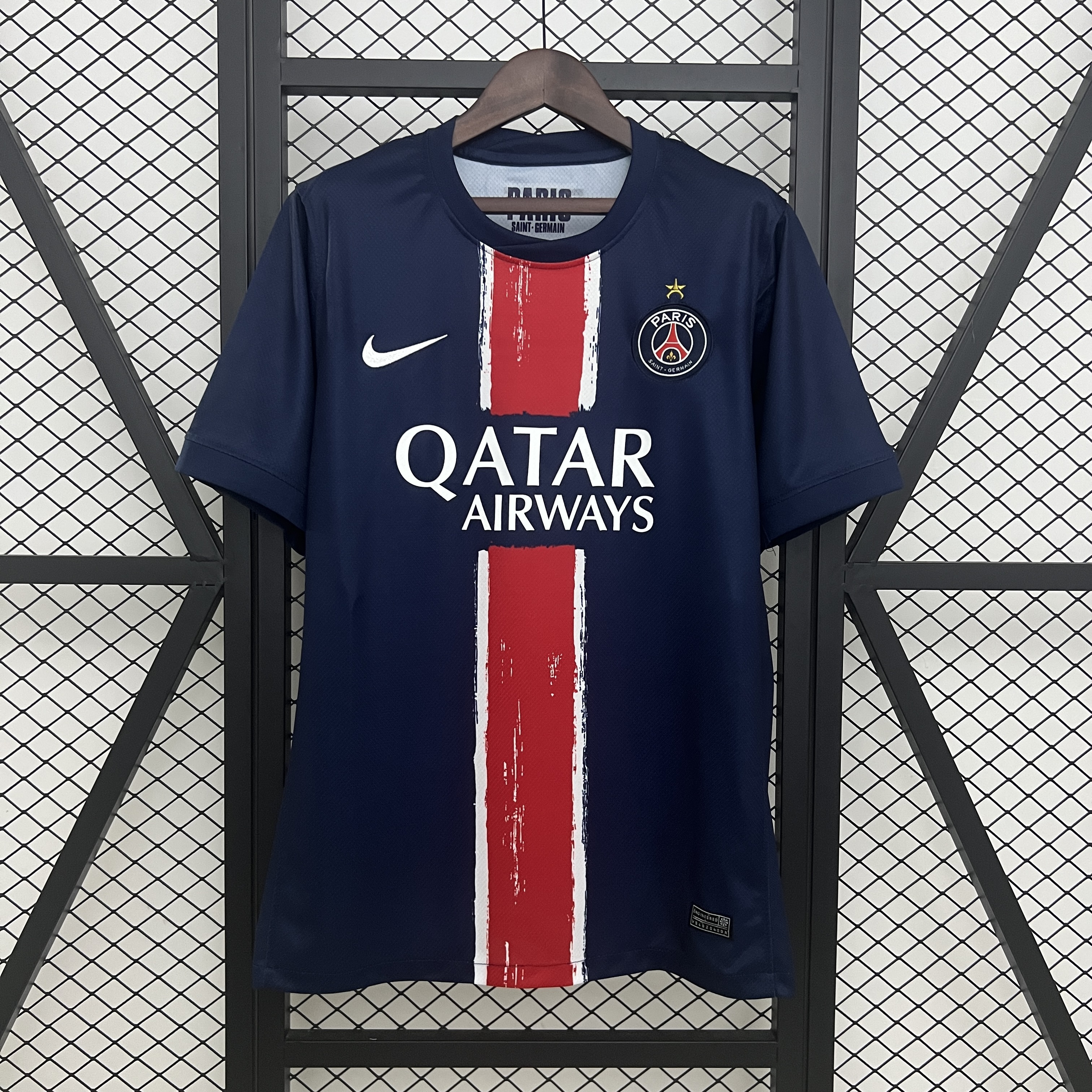 PSG Soccer Jersey Home x Champions of Europe 2025 Custom Shirt - Fan Version (With Star) - Ujersey NHL