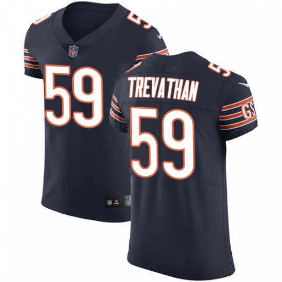 Men's Nike Chicago Bears #59 Danny Trevathan Navy Blue Team Color Vapor Untouchable Elite Player NFL Jersey - Ujersey