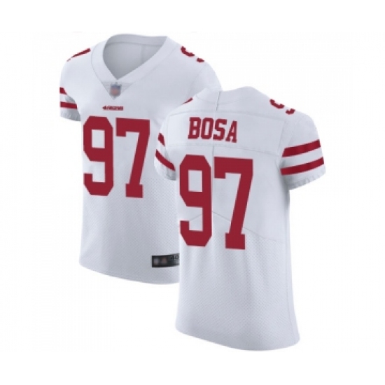 Men's San Francisco 49ers #97 Nick Bosa White Vapor Untouchable Elite Player Football Jersey - Ujersey