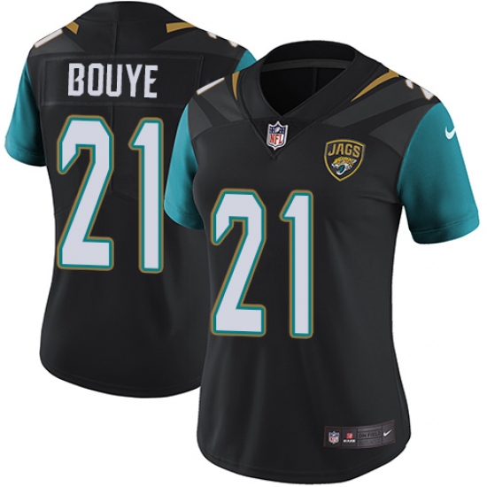 Women's Nike Jacksonville Jaguars #21 A.J. Bouye Elite Black Alternate NFL Jersey - Ujersey