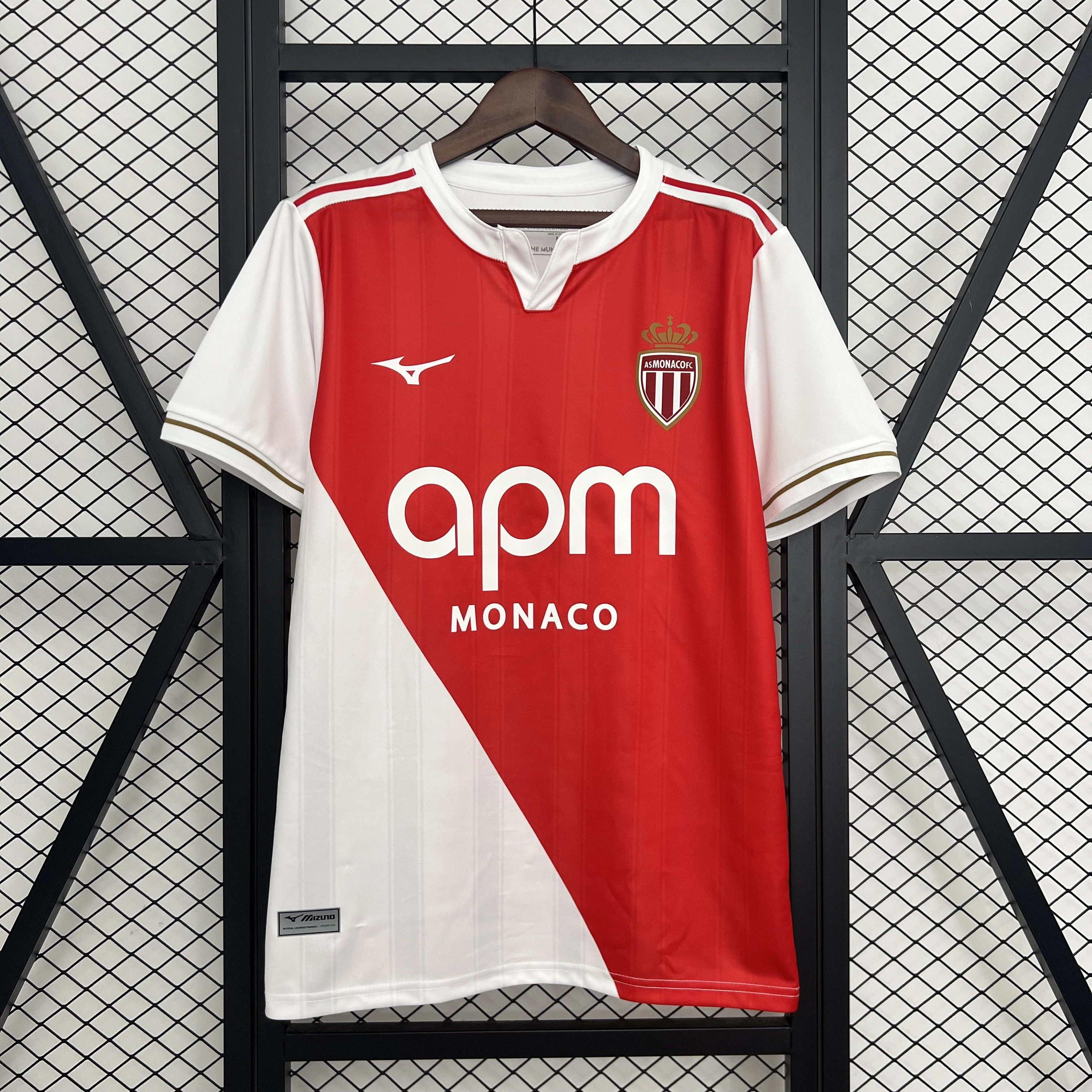 AS Monaco Soccer Jersey Home Custom Shirt 2025/26 - Ujersey NHL
