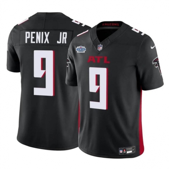 Men's Atlanta Falcons #9 Michael Penix Jr Black 2024 With Draft F.U.S.E Vapor Untouchable Limited Stitched Football Jersey - Ujersey