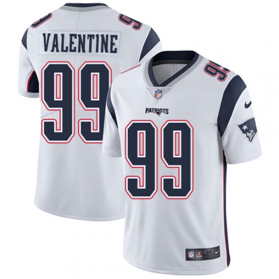 Youth Nike New England Patriots #99 Vincent Valentine White Vapor Untouchable Limited Player NFL Jersey - Ujersey