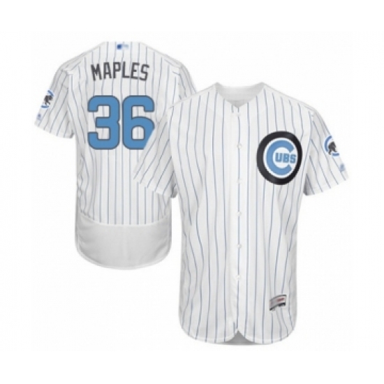 Men's Chicago Cubs #36 Dillon Maples Authentic White 2016 Father's Day Fashion Flex Base Baseball Player Jersey - Ujersey