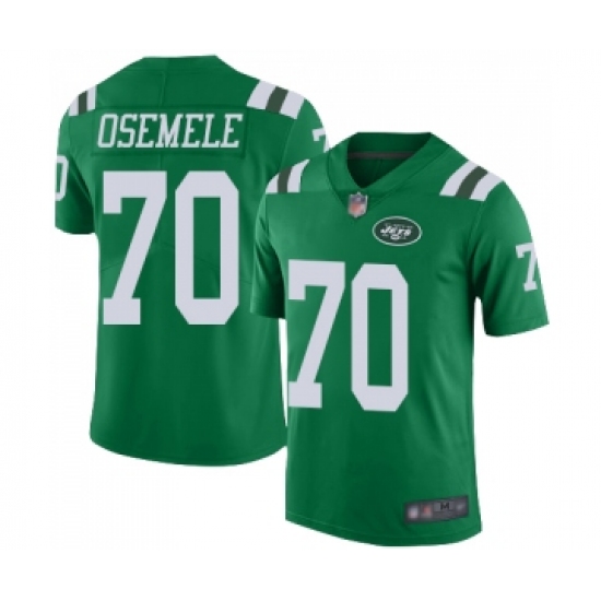 Youth New York Jets #70 Kelechi Osemele Limited Green Rush Vapor Untouchable Football Jersey - Ujersey