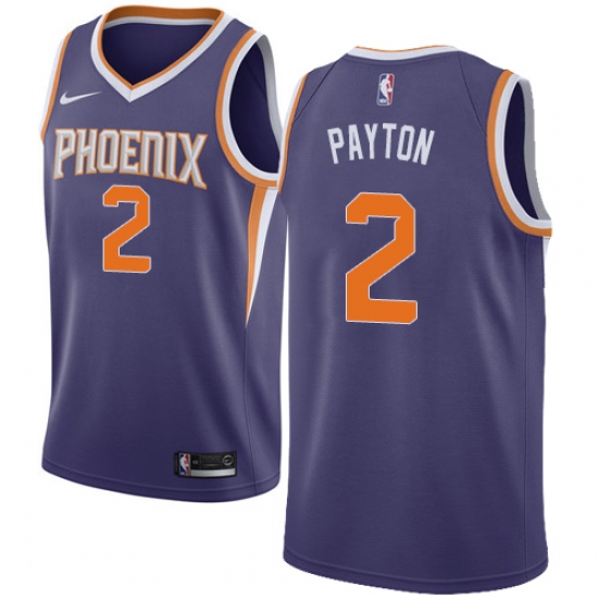 Men's Nike Phoenix Suns #2 Elfrid Payton Swingman Purple Road NBA Jersey - Icon Edition - Ujersey