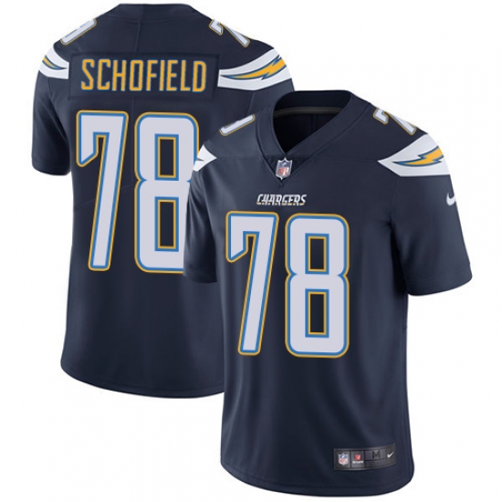 Youth Nike Los Angeles Chargers #78 Michael Schofield Navy Blue Team Color Vapor Untouchable Limited Player NFL Jersey - Ujersey