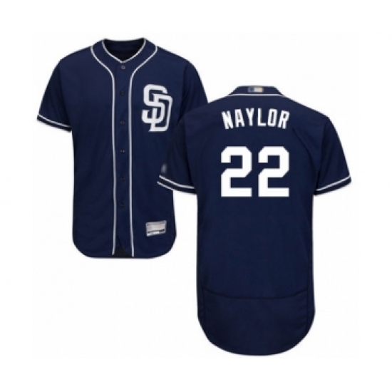 Men's San Diego Padres #22 Josh Naylor Navy Blue Alternate Flex Base Authentic Collection Baseball Player Jersey - Ujersey