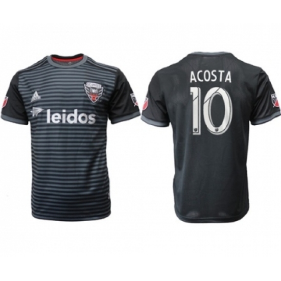 D.C. United #10 Acosta Home Soccer Club Jersey - Ujersey