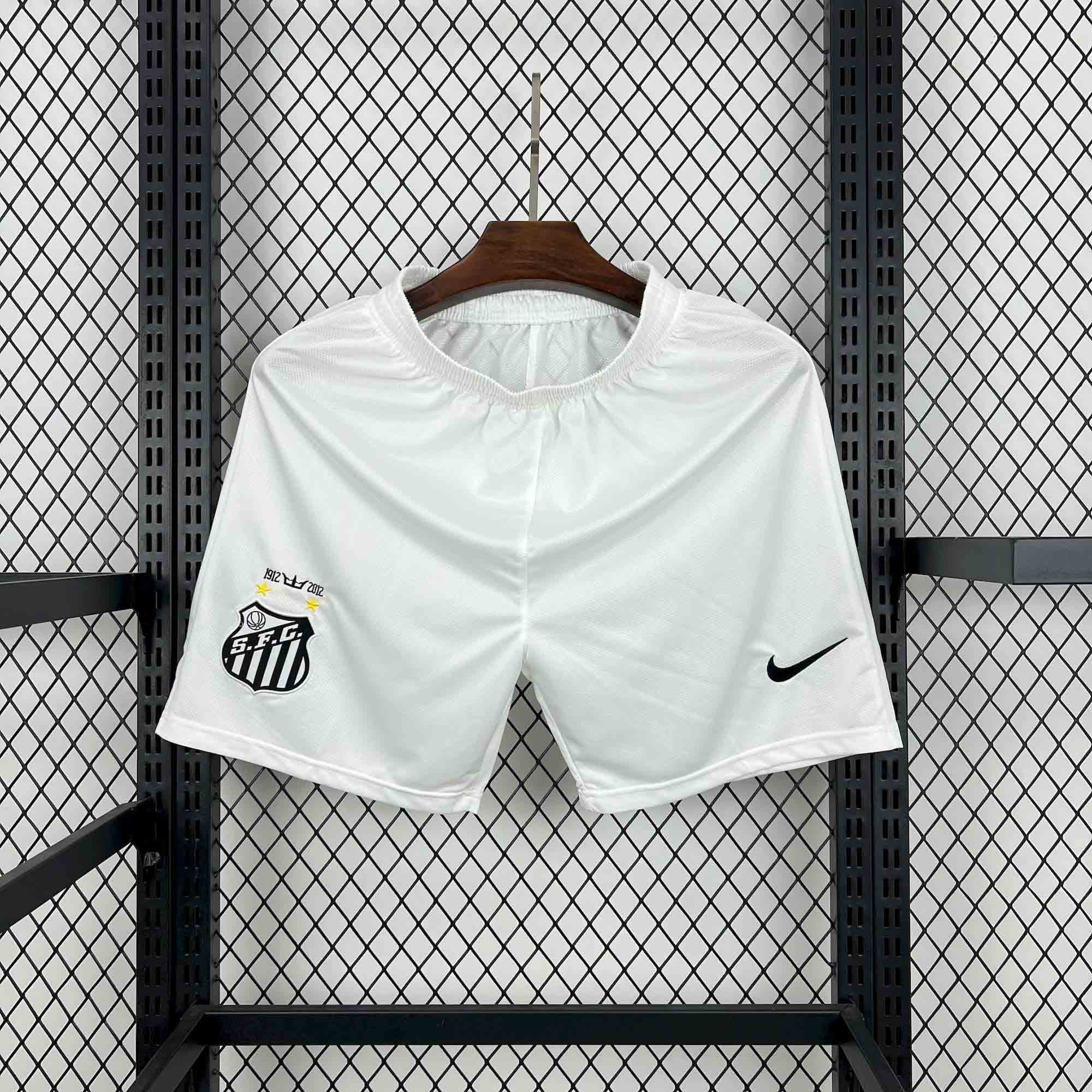 Santos FC Retro Soccer Jersey Home Custom Shorts 2012 - Ujersey NHL