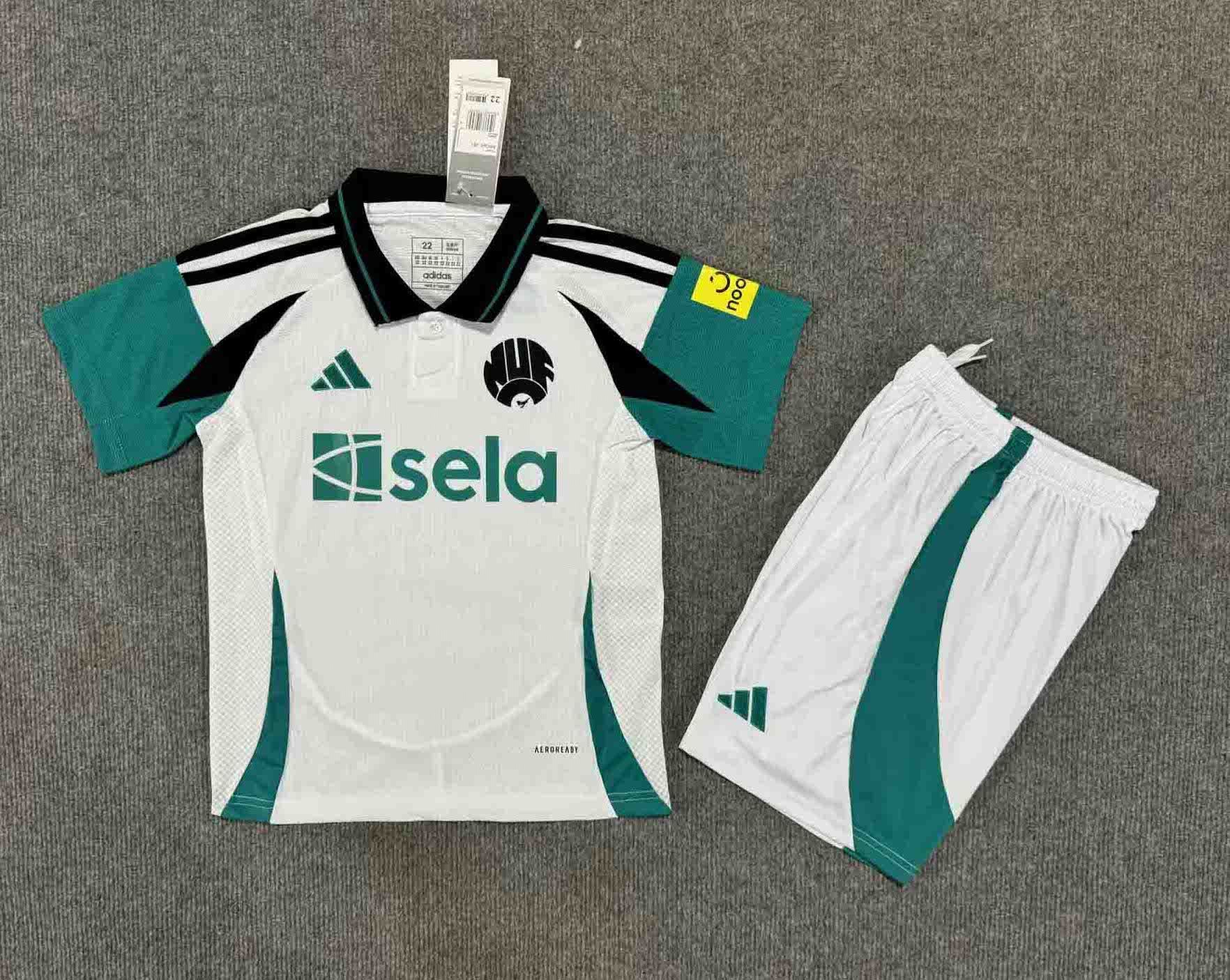 Newcastle United Football Jersey Third Away Kids Kit Jersey+Shorts 2024/25 - Ujersey NHL