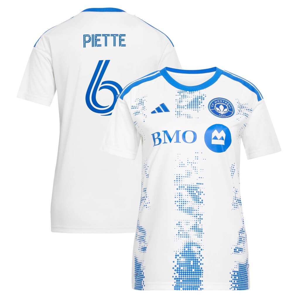 Women's CF Montreal Samuel Piette adidas White 2026 The Procure Jersey Replica Jersey - Ujersey