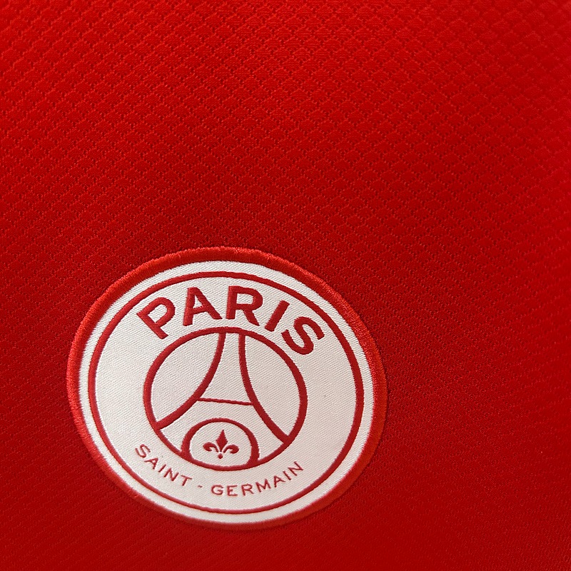 PSG Soccer Jersey Red Custom Shirt 2025/26 - Ujersey
