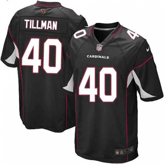 Men's Nike Arizona Cardinals #40 Pat Tillman Game Black Alternate NFL Jersey - Ujersey