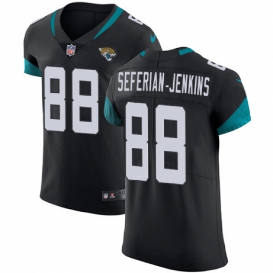 Men's Nike Jacksonville Jaguars #88 Austin Seferian-Jenkins Teal Green Team Color Vapor Untouchable Elite Player NFL Jersey - Ujersey