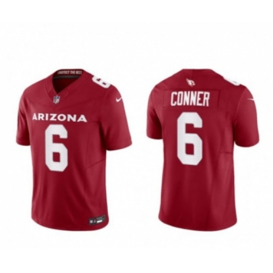 Men's Nike Arizona Cardinals #6 James Conner Red 2023 F.U.S.E. Vapor Untouchable F.U.S.E. Limited Football Stitched Jersey - Ujersey