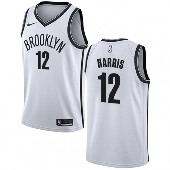 Women's Nike Brooklyn Nets #12 Joe Harris Swingman White NBA Jersey - Association Edition - Ujersey
