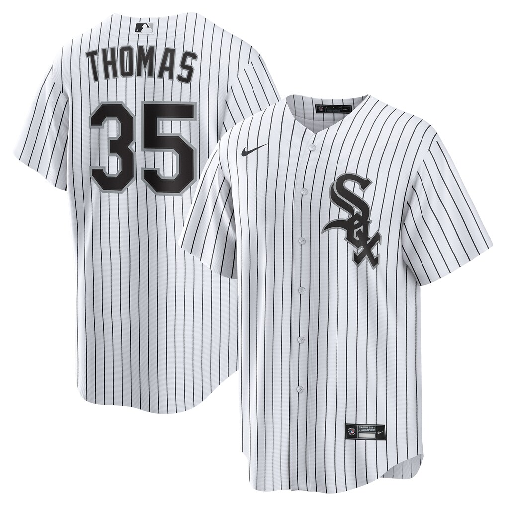 Men's Chicago White Sox Frank Thomas Nike White Home Retired Player Replica Jersey