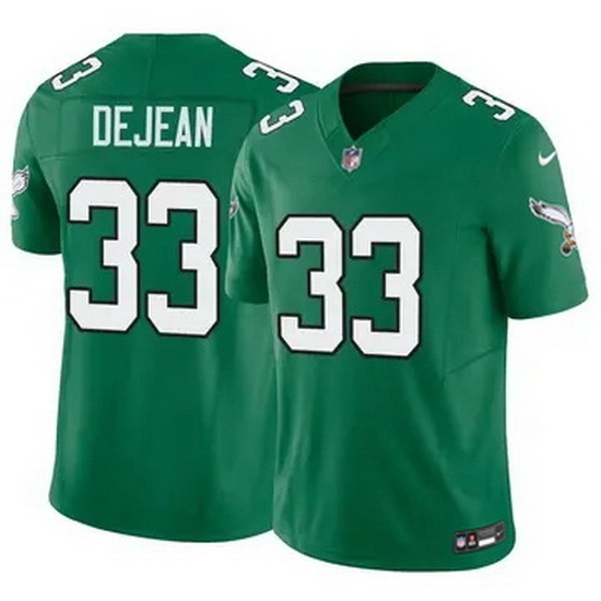 Youth Philadelphia Eagles #33 Cooper DeJean Green Vapor Untouchable Stitched NFL Jersey - Ujersey