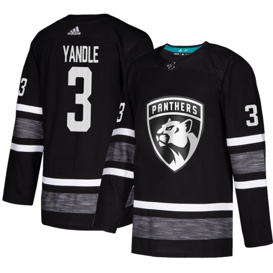 Men's Adidas Florida Panthers #3 Keith Yandle Black 2019 All-Star Game Parley Authentic Stitched NHL Jersey - Ujersey