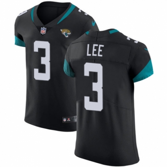 Men's Nike Jacksonville Jaguars #3 Tanner Lee Teal Green Team Color Vapor Untouchable Elite Player NFL Jersey - Ujersey
