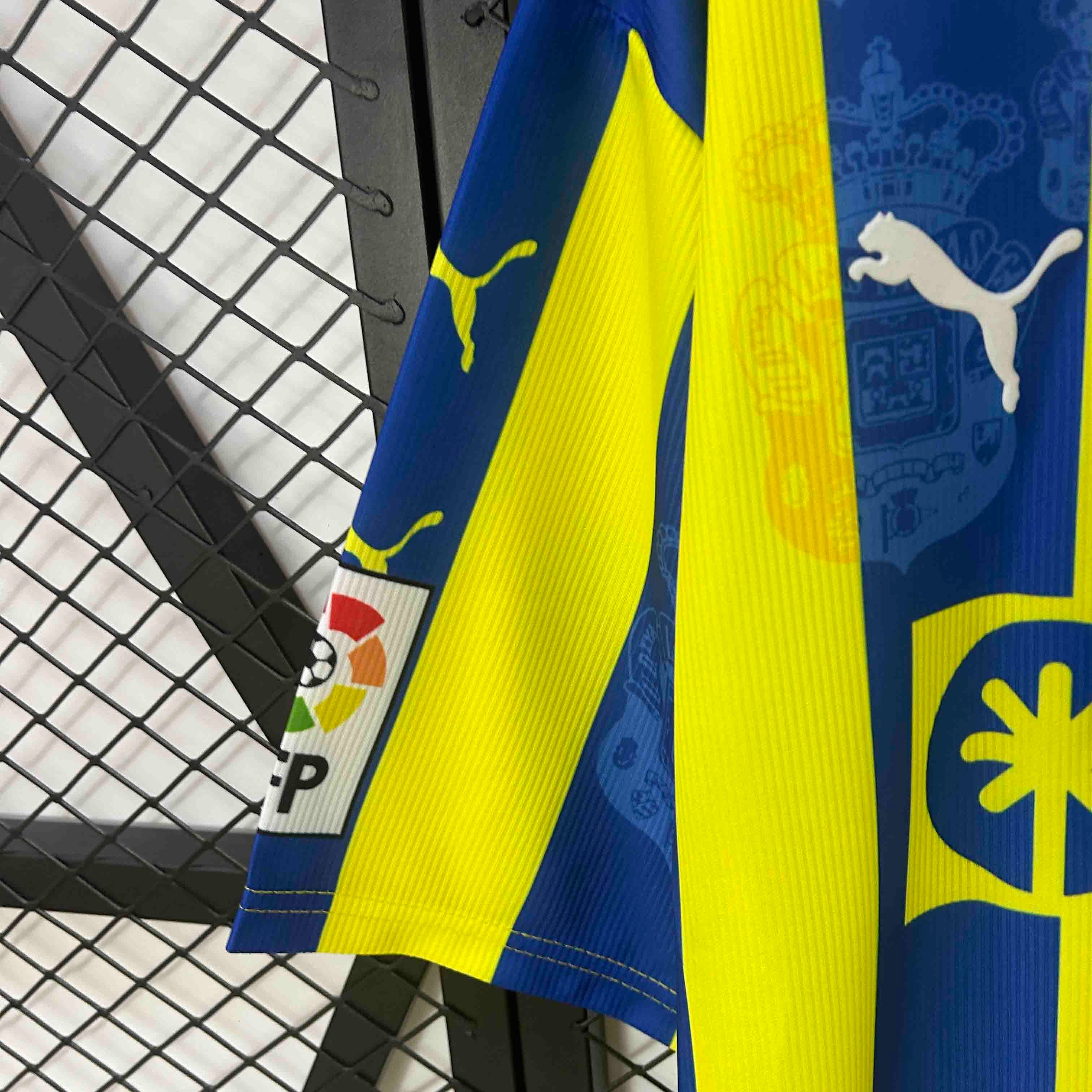 UD Las Palmas Retro Soccer Jersey Away Custom Shirt 1997/98