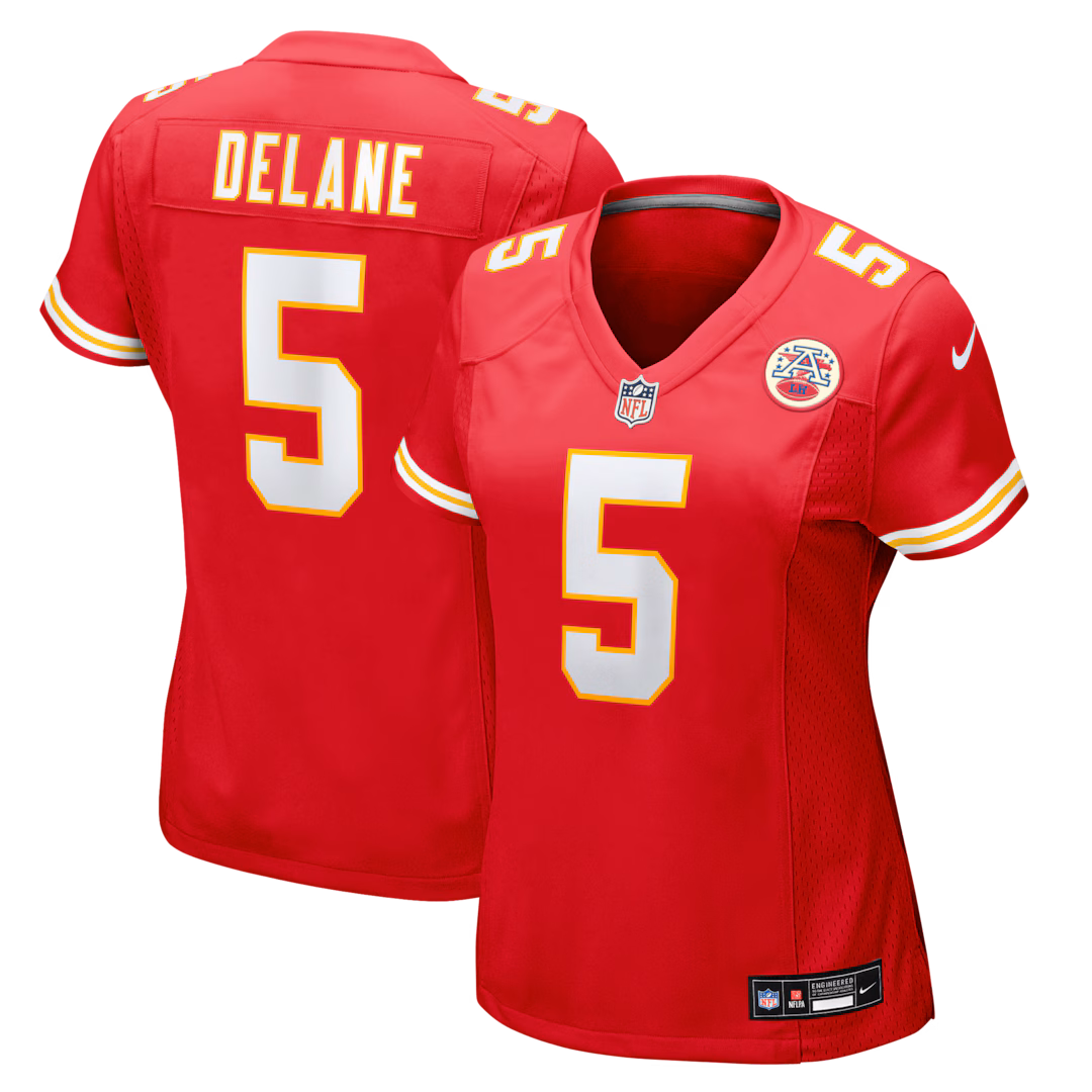Women's Kansas City Chiefs Mansoor Delane Nike Red Game Jersey