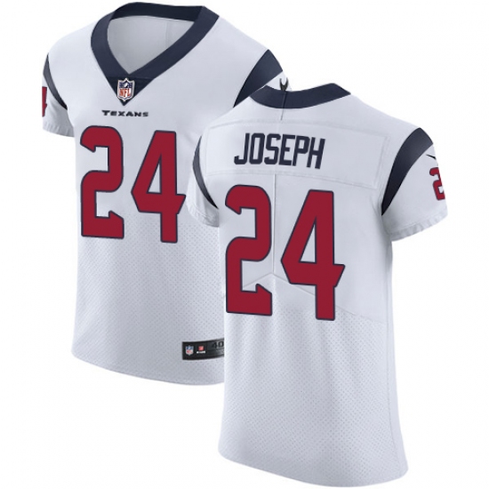 Men's Nike Houston Texans #24 Johnathan Joseph White Vapor Untouchable Elite Player NFL Jersey - Ujersey
