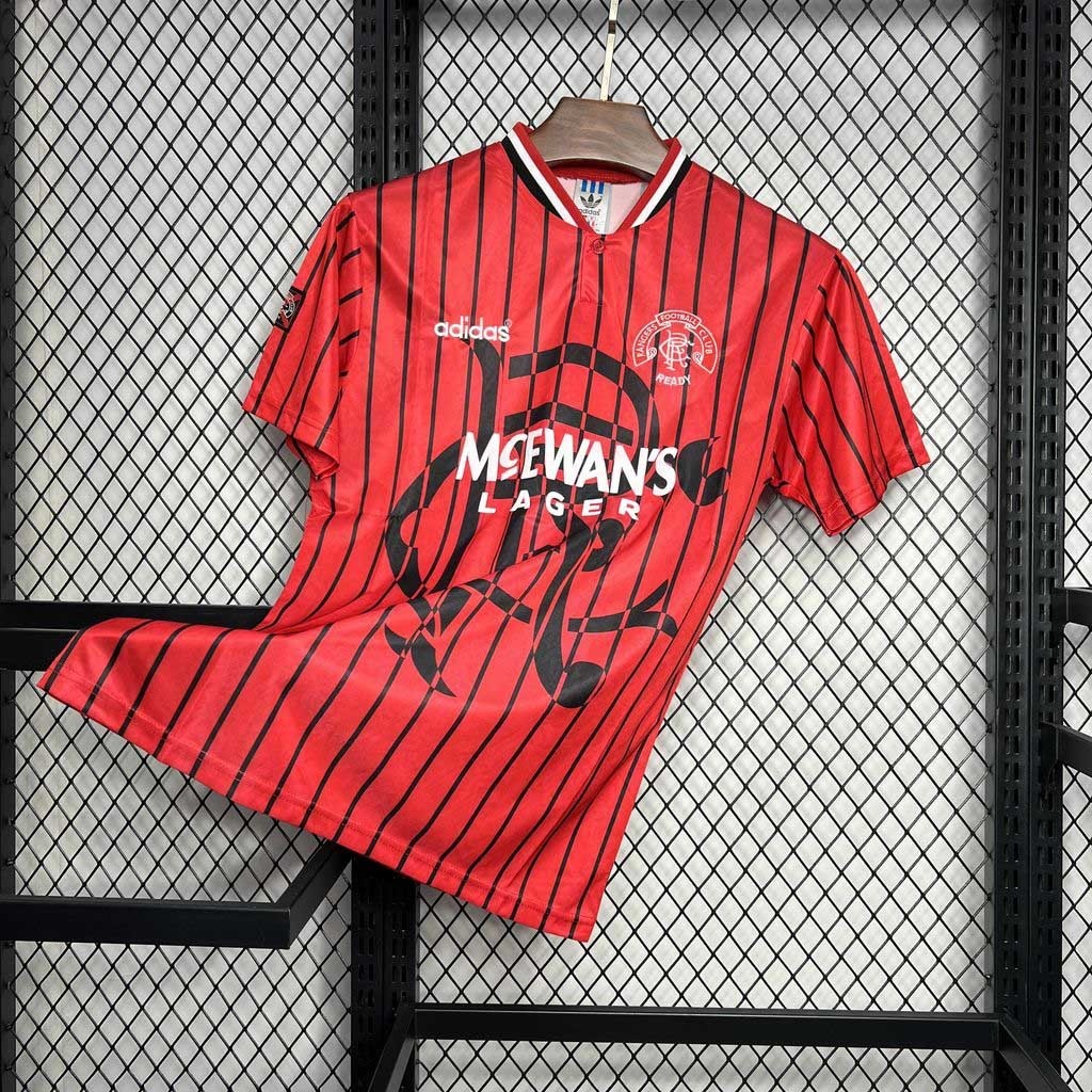 Rangers FC Retro Soccer Jersey Away Custom Shirt 1994-95 - ujerseystore