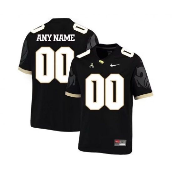 Men's UCF Knights ACTIVE PLAYER Custom Black Stitched Football Jersey - Ujersey