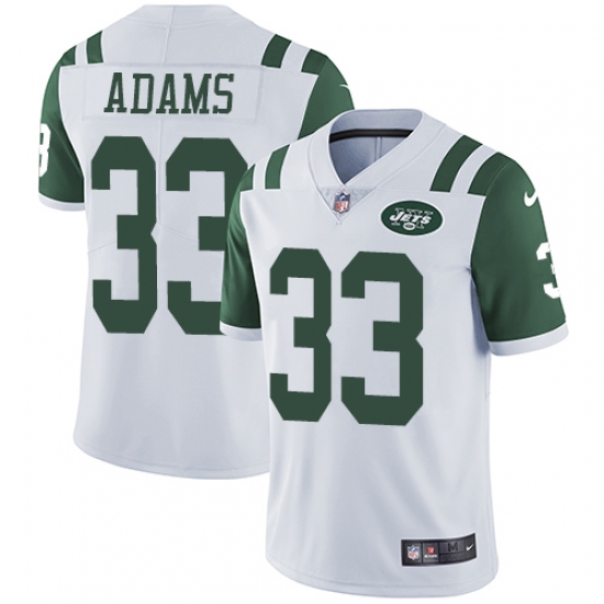 Youth Nike New York Jets #33 Jamal Adams Elite White NFL Jersey - Ujersey