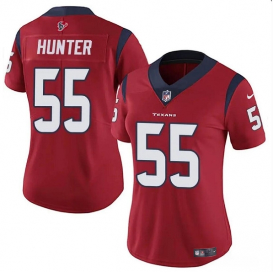 Women's Houston Texans #55 Danielle Hunter Red Vapor Untouchable Limited Stitched Jersey - Ujersey