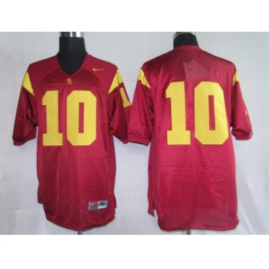 USC Trojans 10 red Jerseys - Ujersey