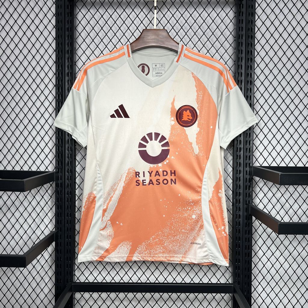 Roma Soccer Jersey Away Custom Shirt 2024/25 - ujerseystore